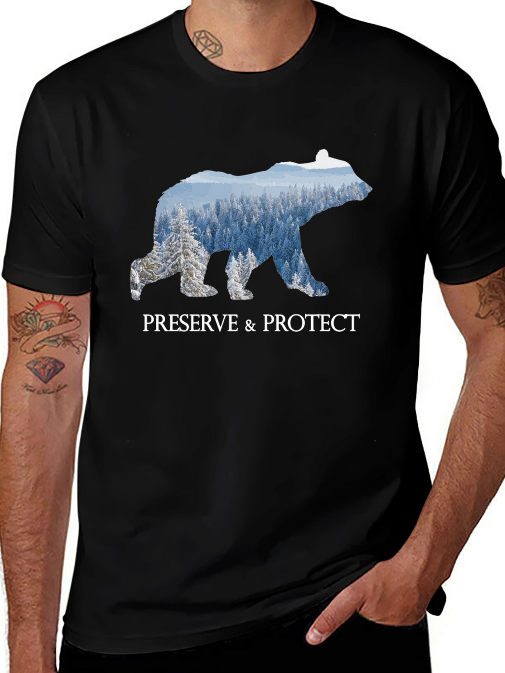 Preserve & Protect Bear Silhouette T-Shirt
