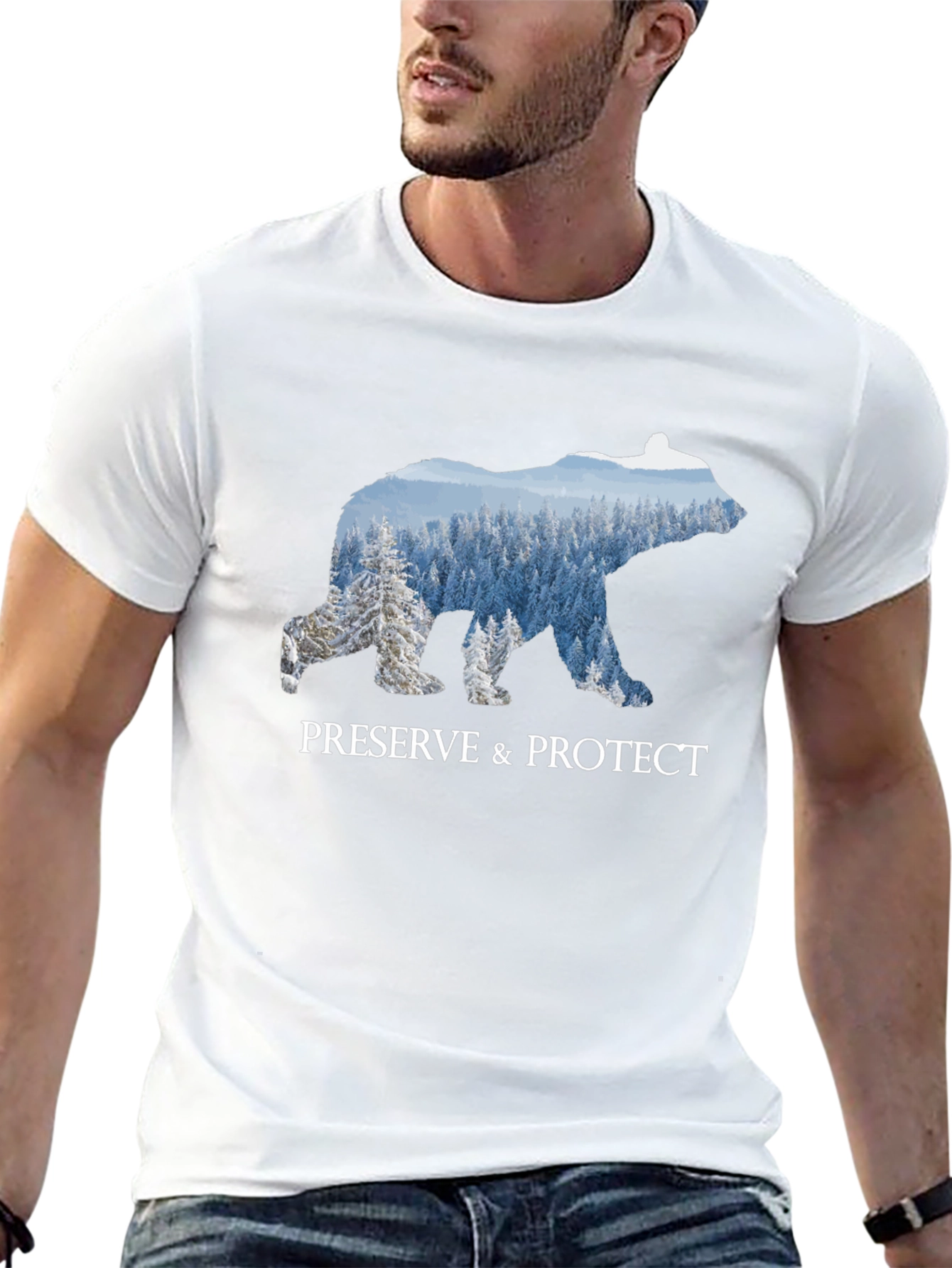 Preserve & Protect Bear Silhouette T-Shirt