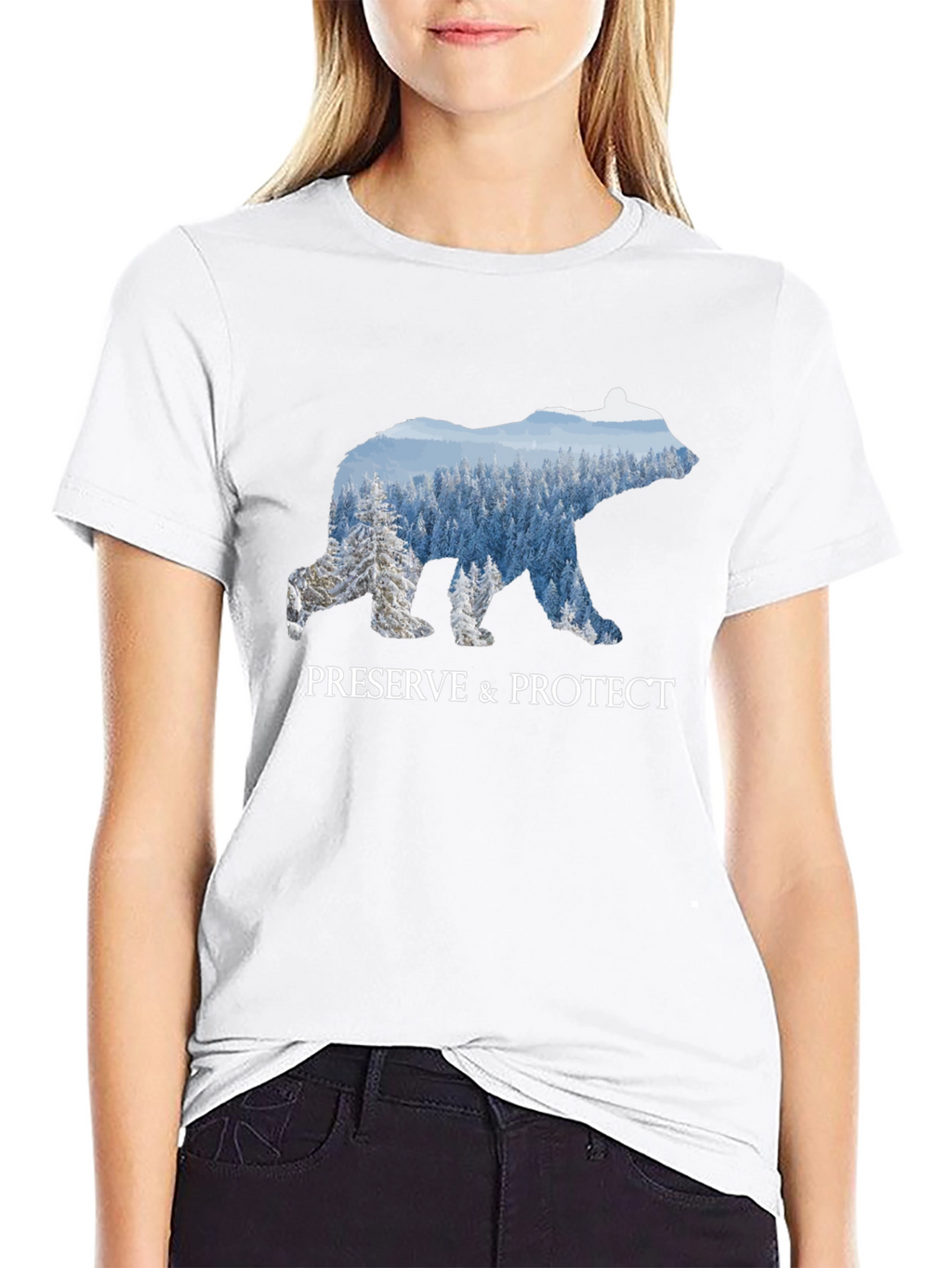 Preserve & Protect Bear Silhouette T-Shirt