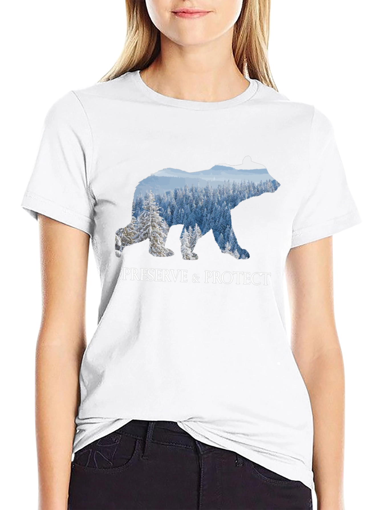Preserve & Protect Bear Silhouette T-Shirt
