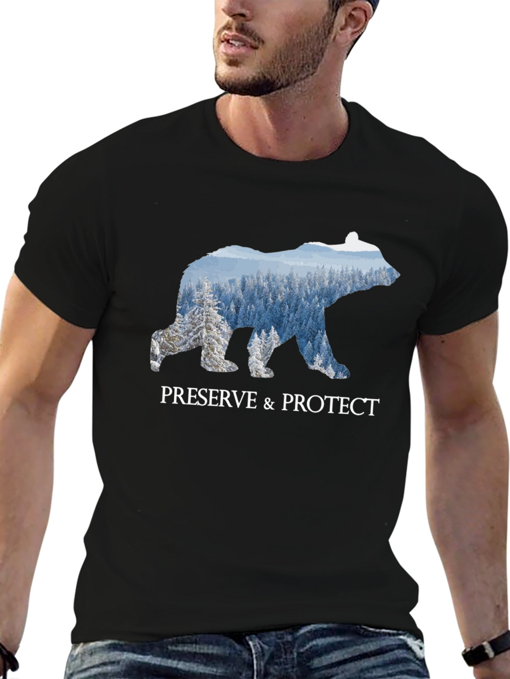 Preserve & Protect Bear Silhouette T-Shirt