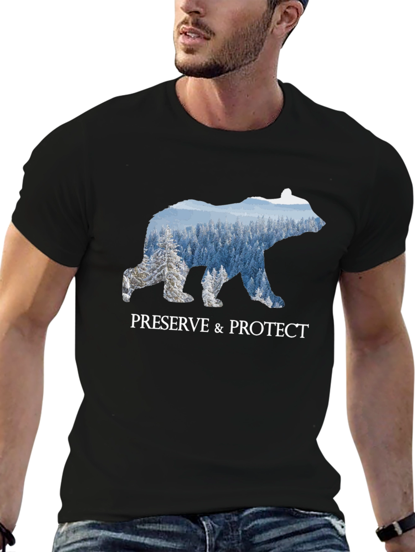Preserve & Protect Bear Silhouette T-Shirt