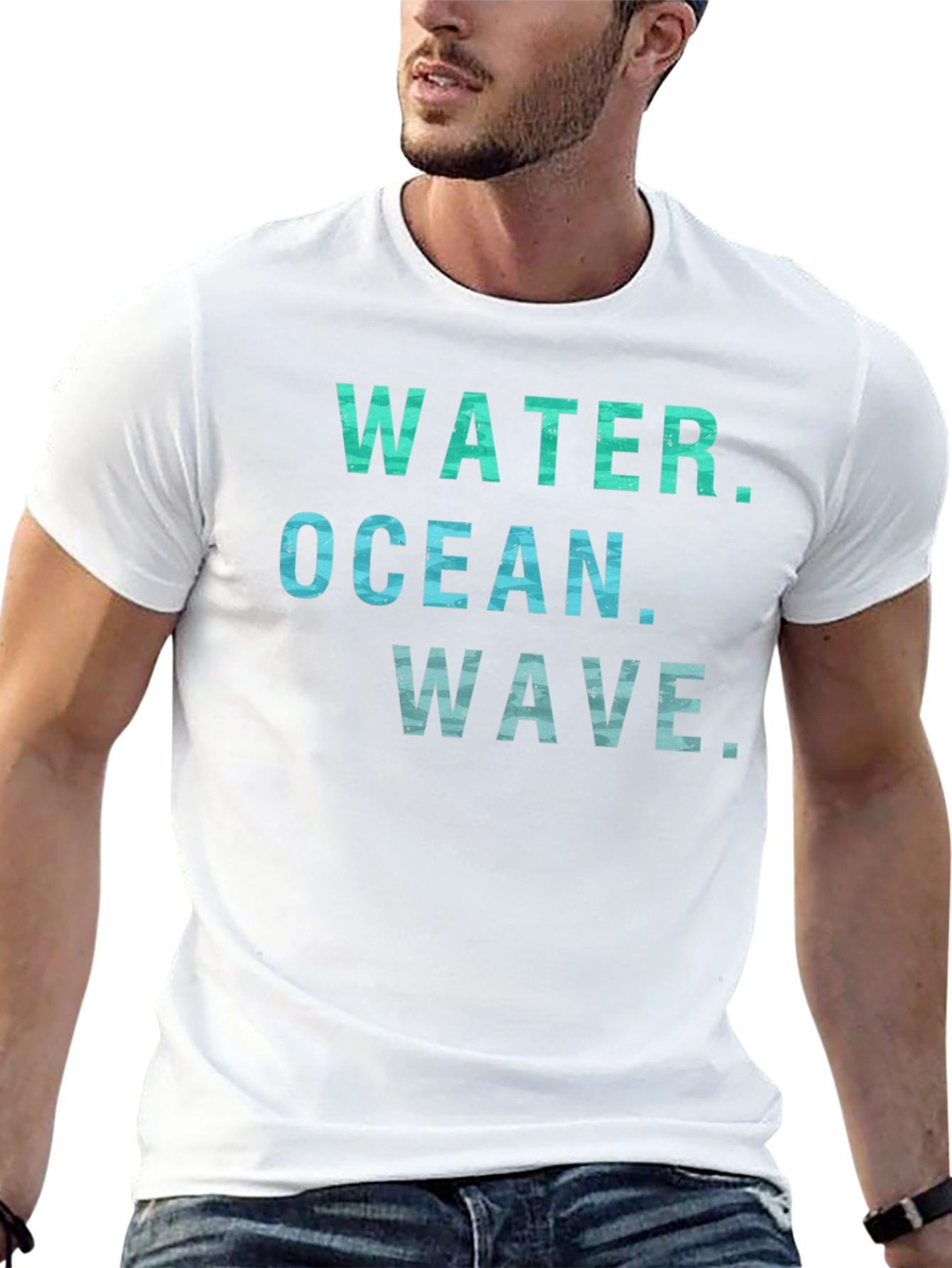 Water Ocean Wave T-Shirt - Beach Vibes!