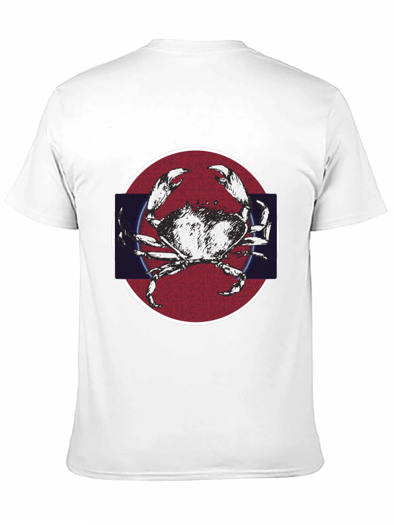 Crab Graphic Tee - Mens Black Cotton T-Shirt