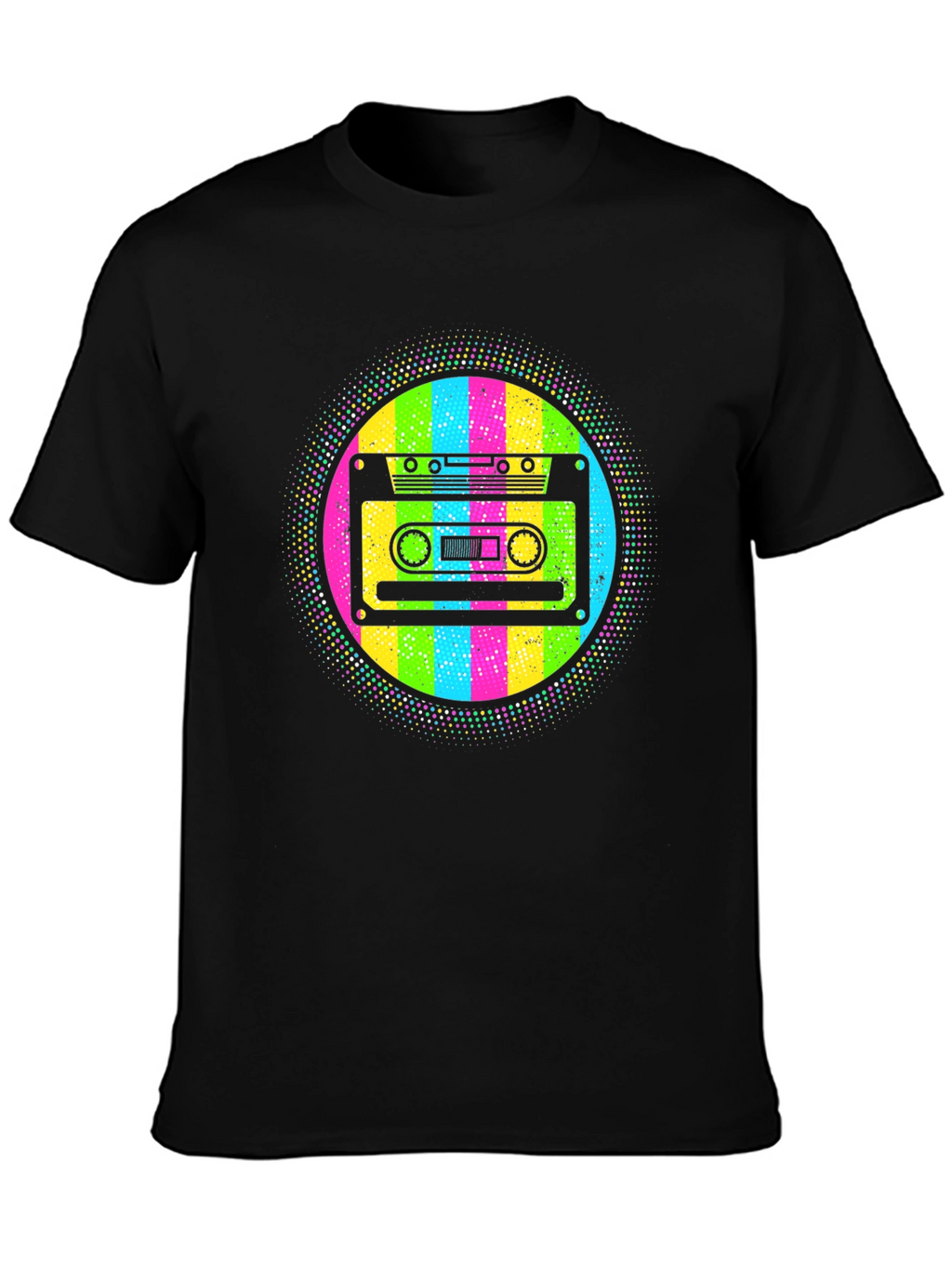Retro Cassette Tape T-Shirt - 80s Throwback Style