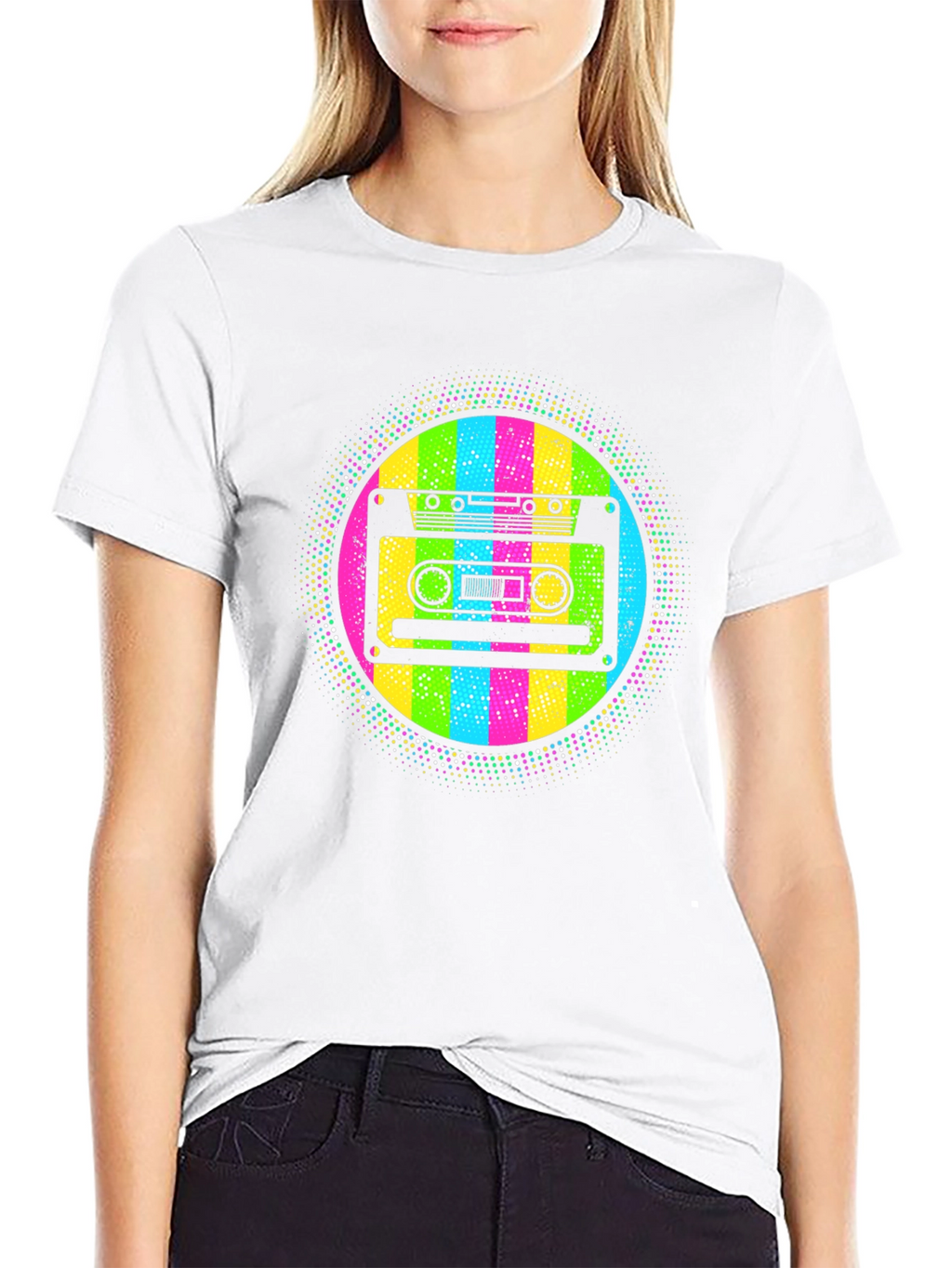 Retro Cassette Tape T-Shirt - 80s Throwback Style