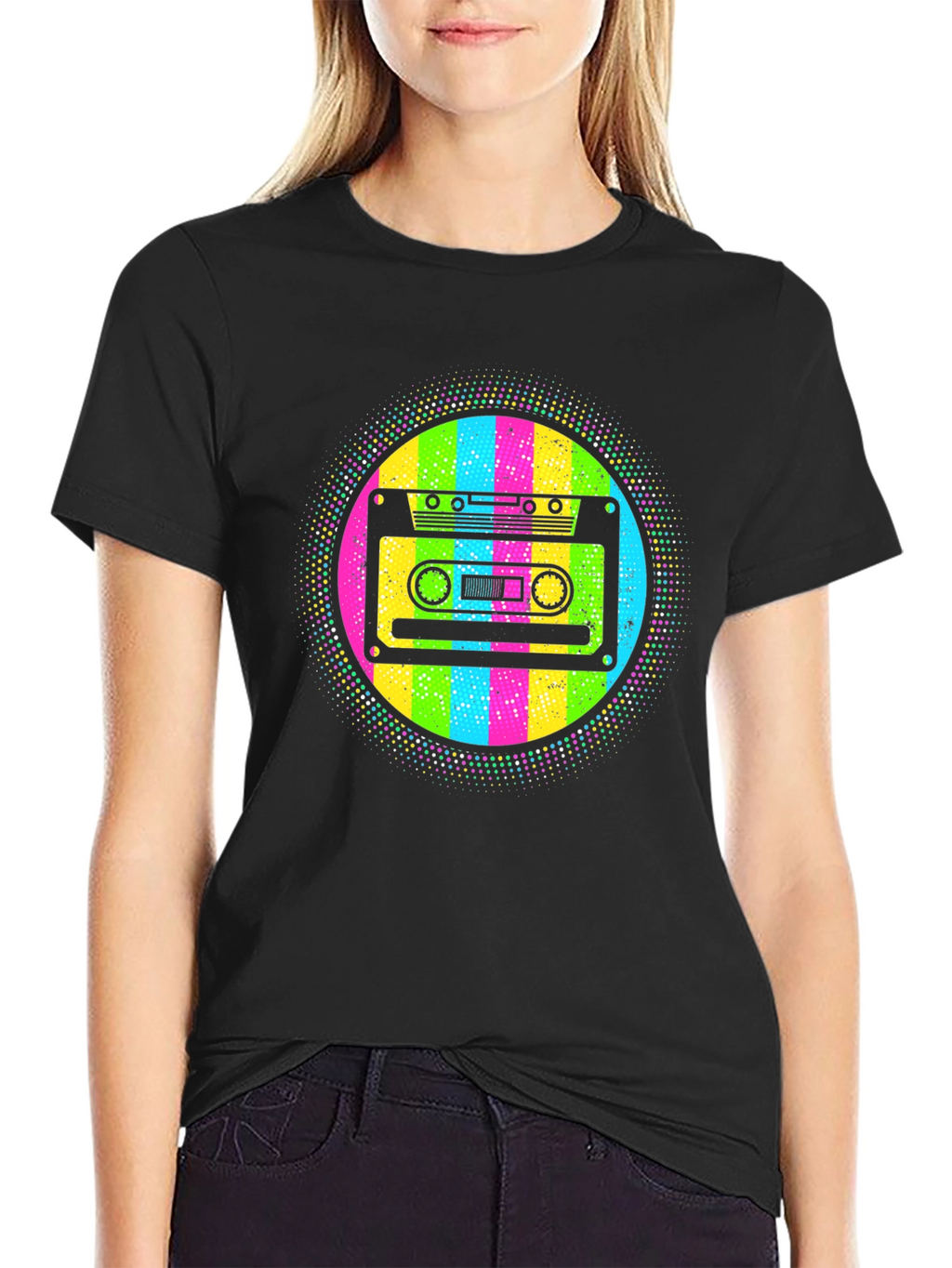 Retro Cassette Tape T-Shirt - 80s Throwback Style