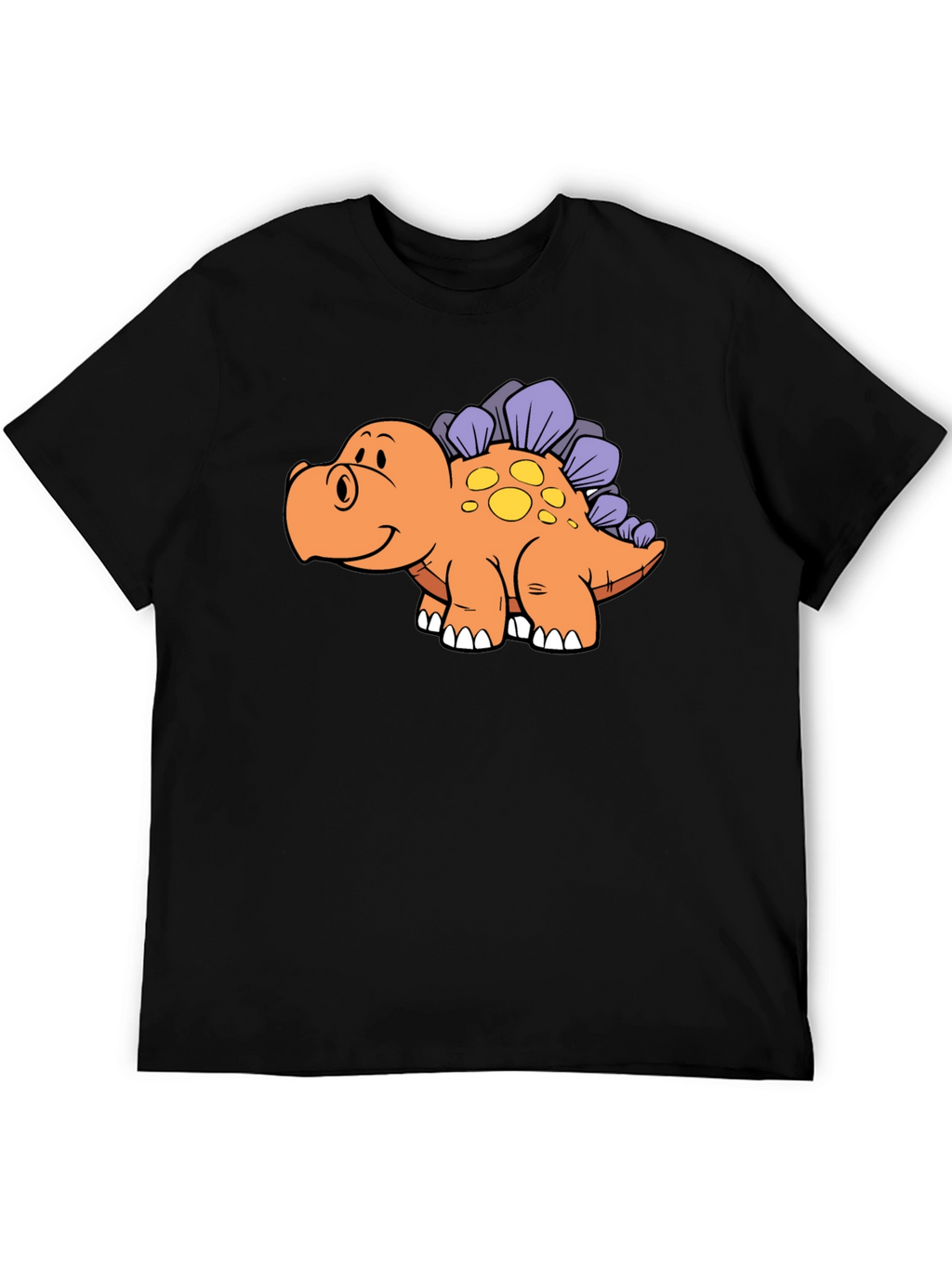 Cartoon Dinosaur Graphic T-Shirt