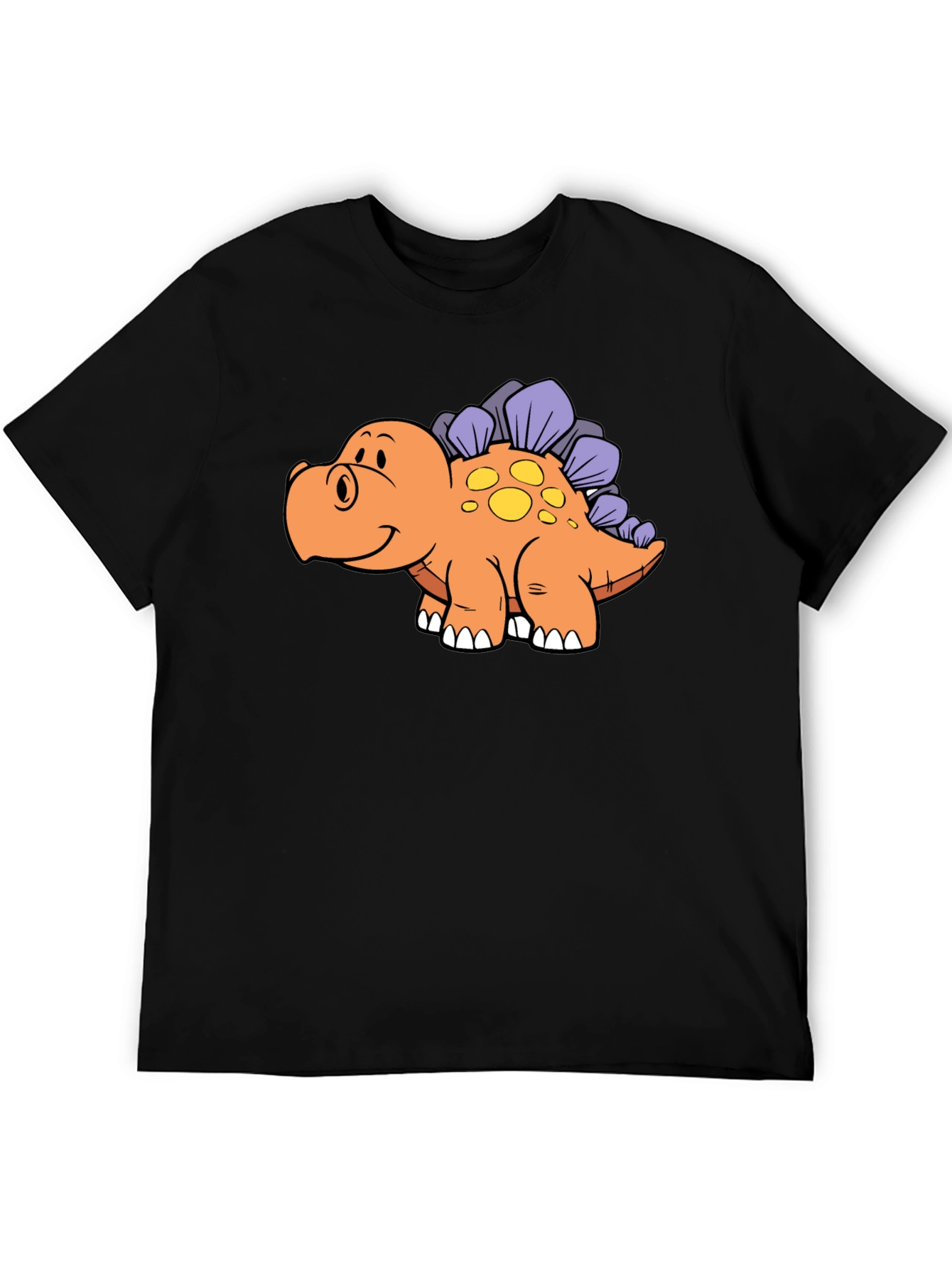 Cartoon Dinosaur Graphic T-Shirt