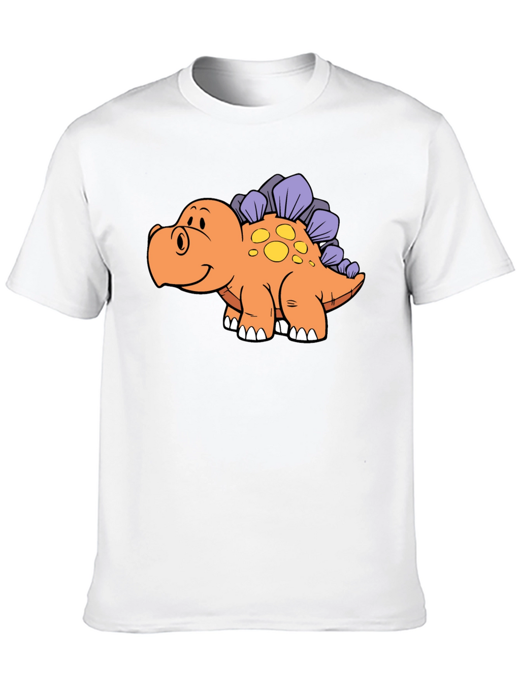 Cartoon Dinosaur Graphic T-Shirt