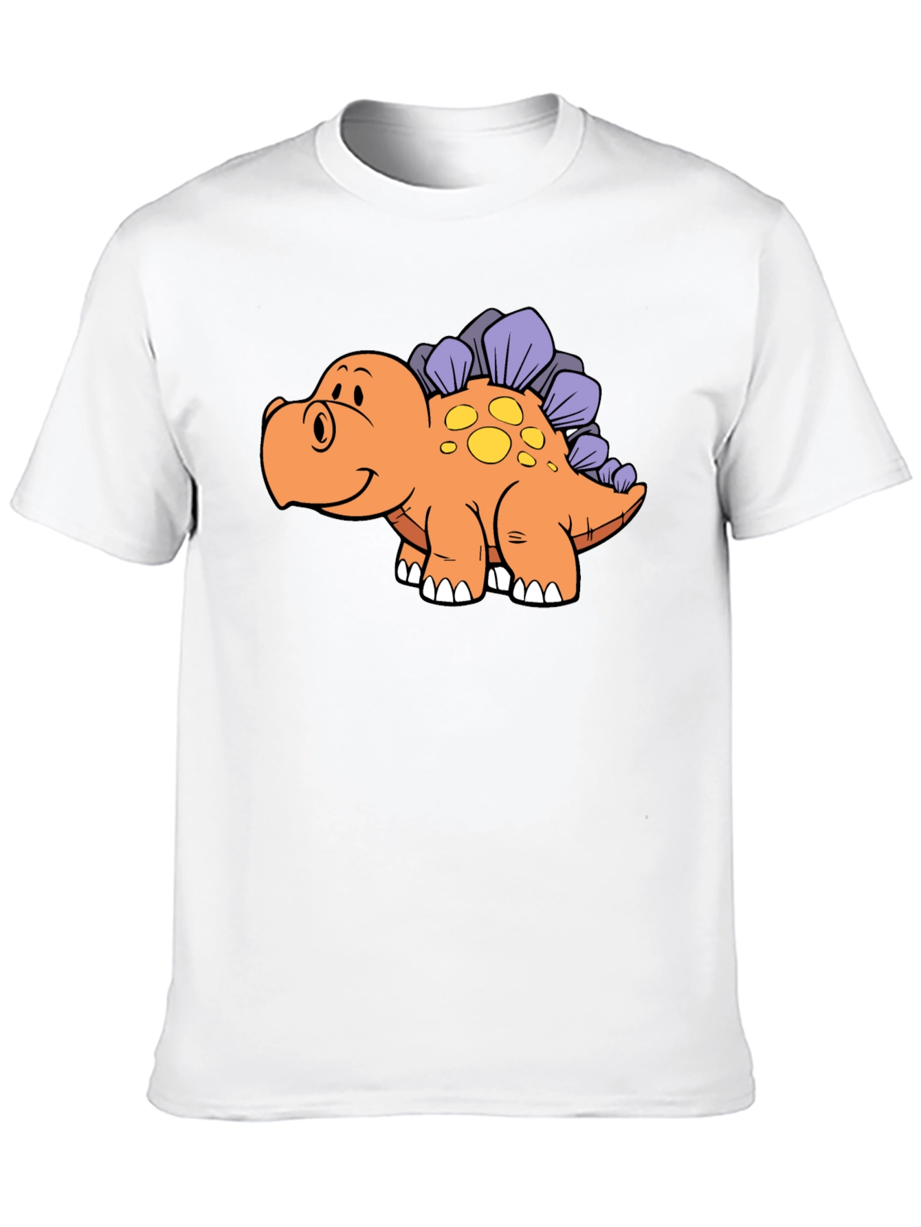 Cartoon Dinosaur Graphic T-Shirt