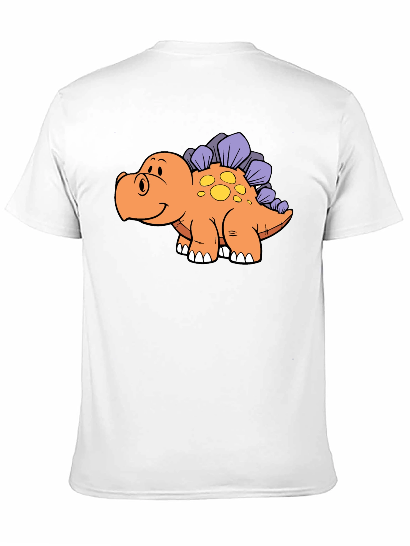 Cartoon Dinosaur Graphic T-Shirt