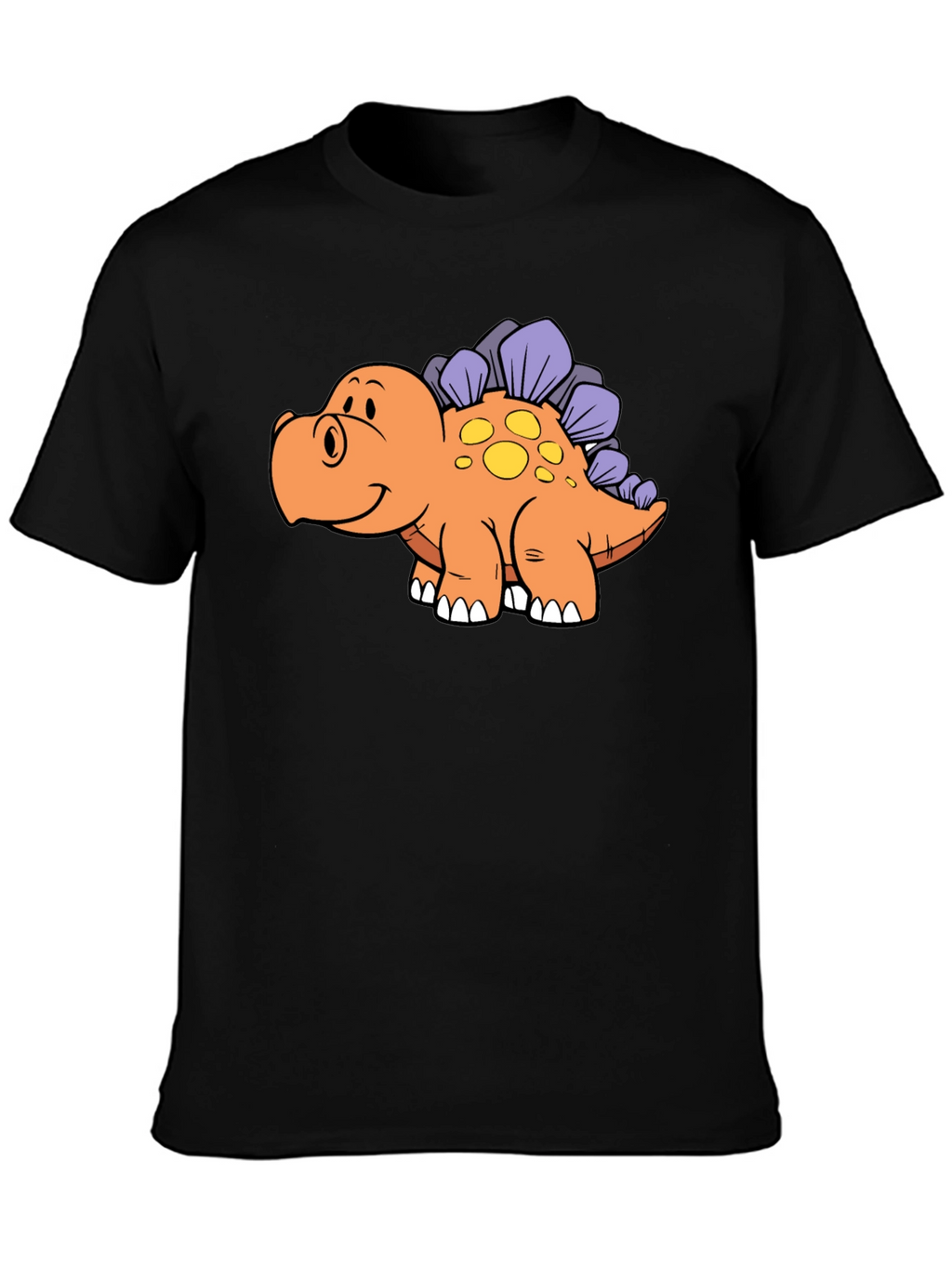 Cartoon Dinosaur Graphic T-Shirt