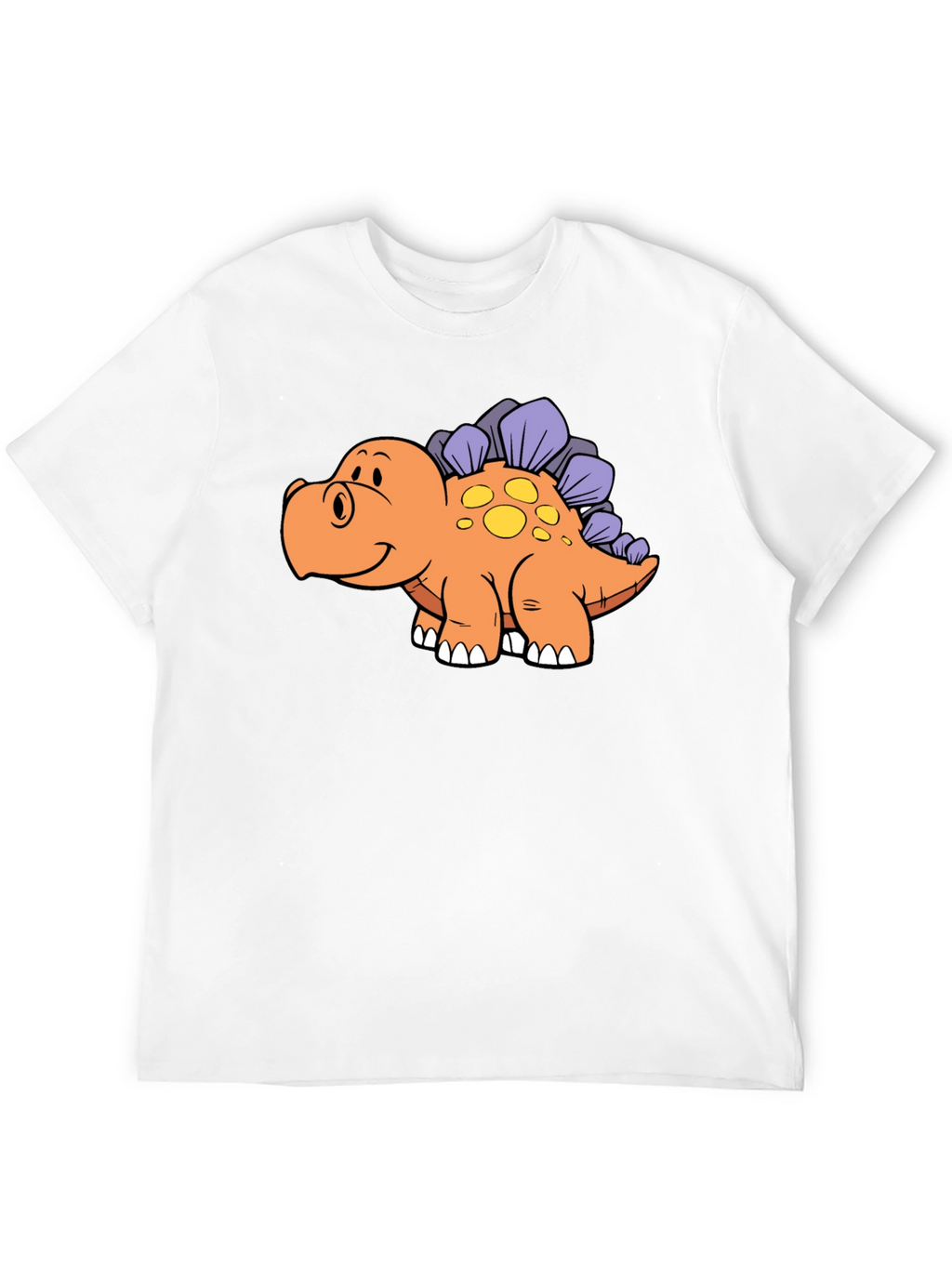 Cartoon Dinosaur Graphic T-Shirt