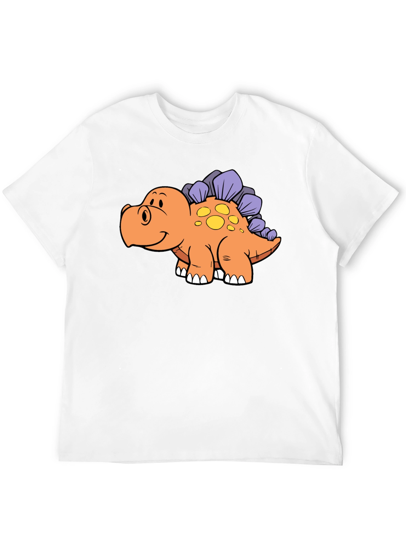Cartoon Dinosaur Graphic T-Shirt
