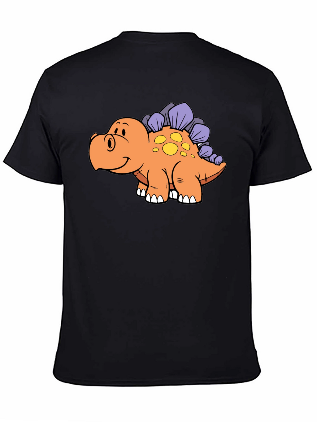 Cartoon Dinosaur Graphic T-Shirt