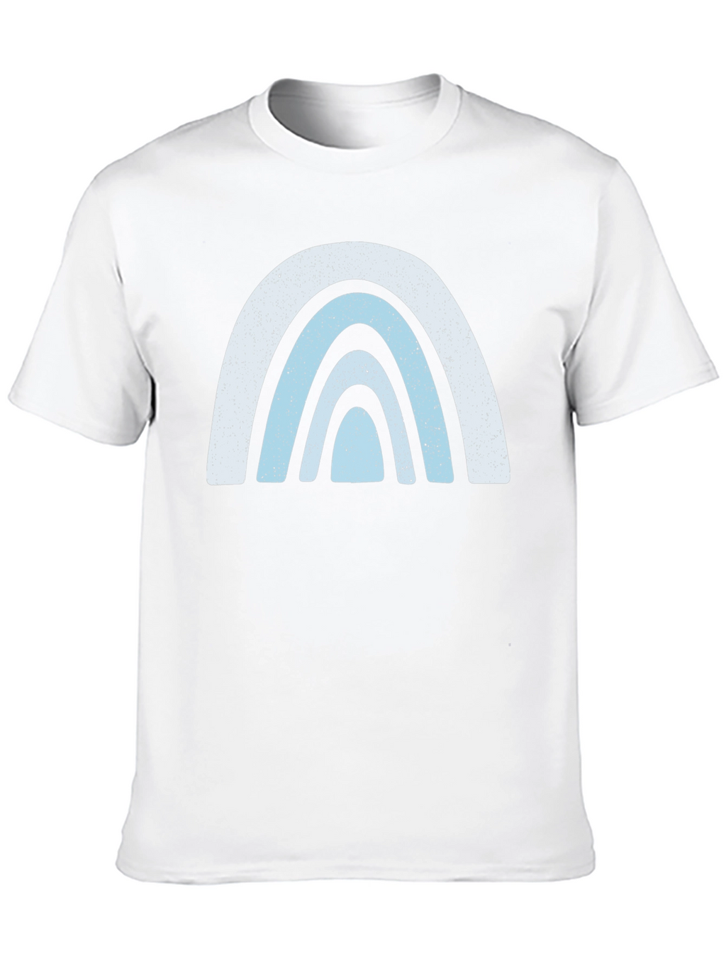 Retro Rainbow Graphic Tee - Black Cotton Comfort