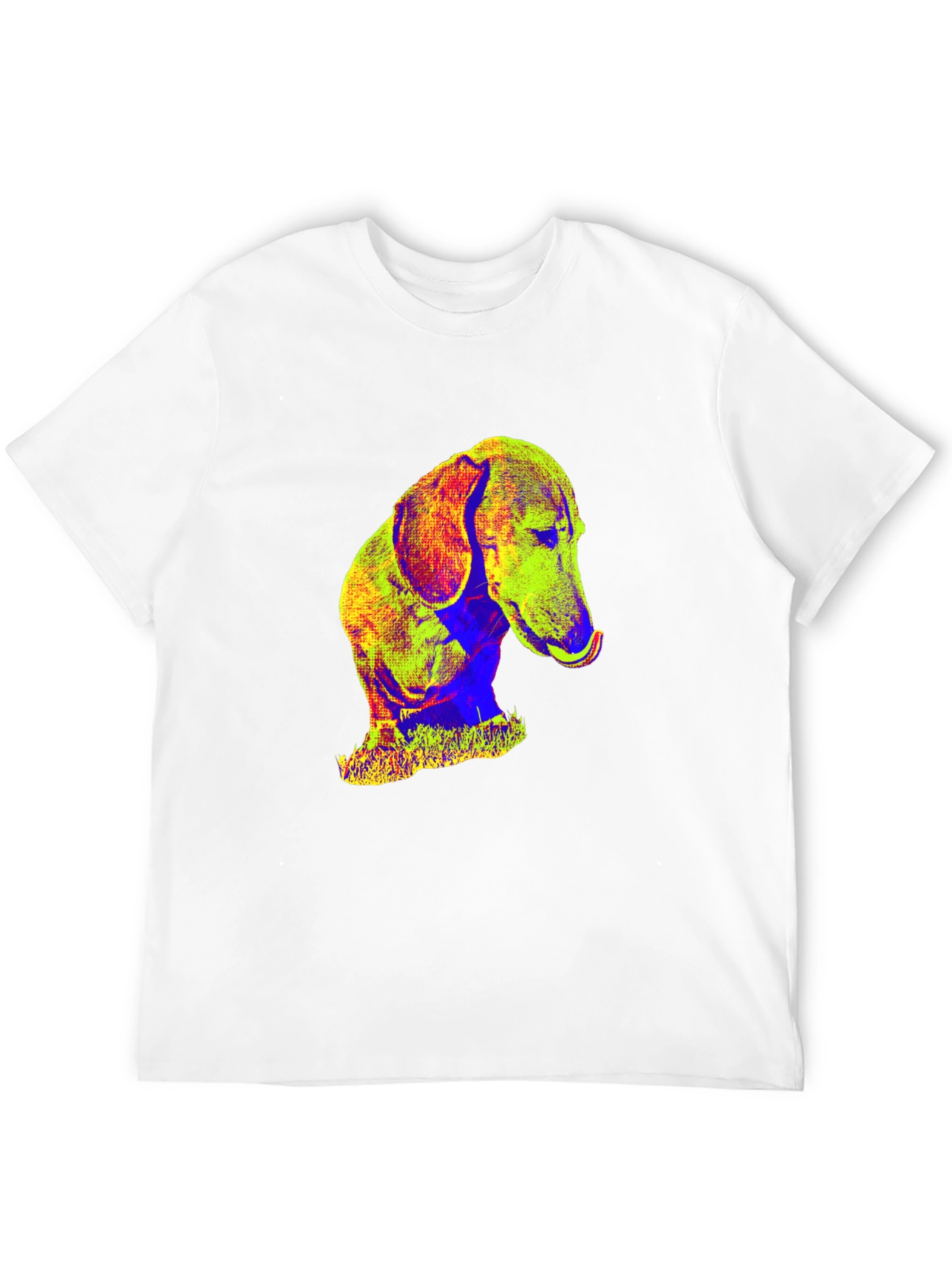 Pop Art Dachshund T-Shirt – Colorful Dog Lover Graphic Tee
