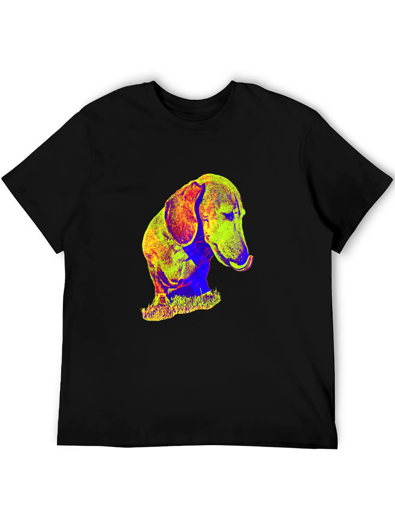 Pop Art Dachshund T-Shirt – Colorful Dog Lover Graphic Tee