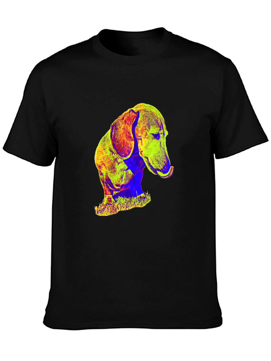 Pop Art Dachshund T-Shirt – Colorful Dog Lover Graphic Tee