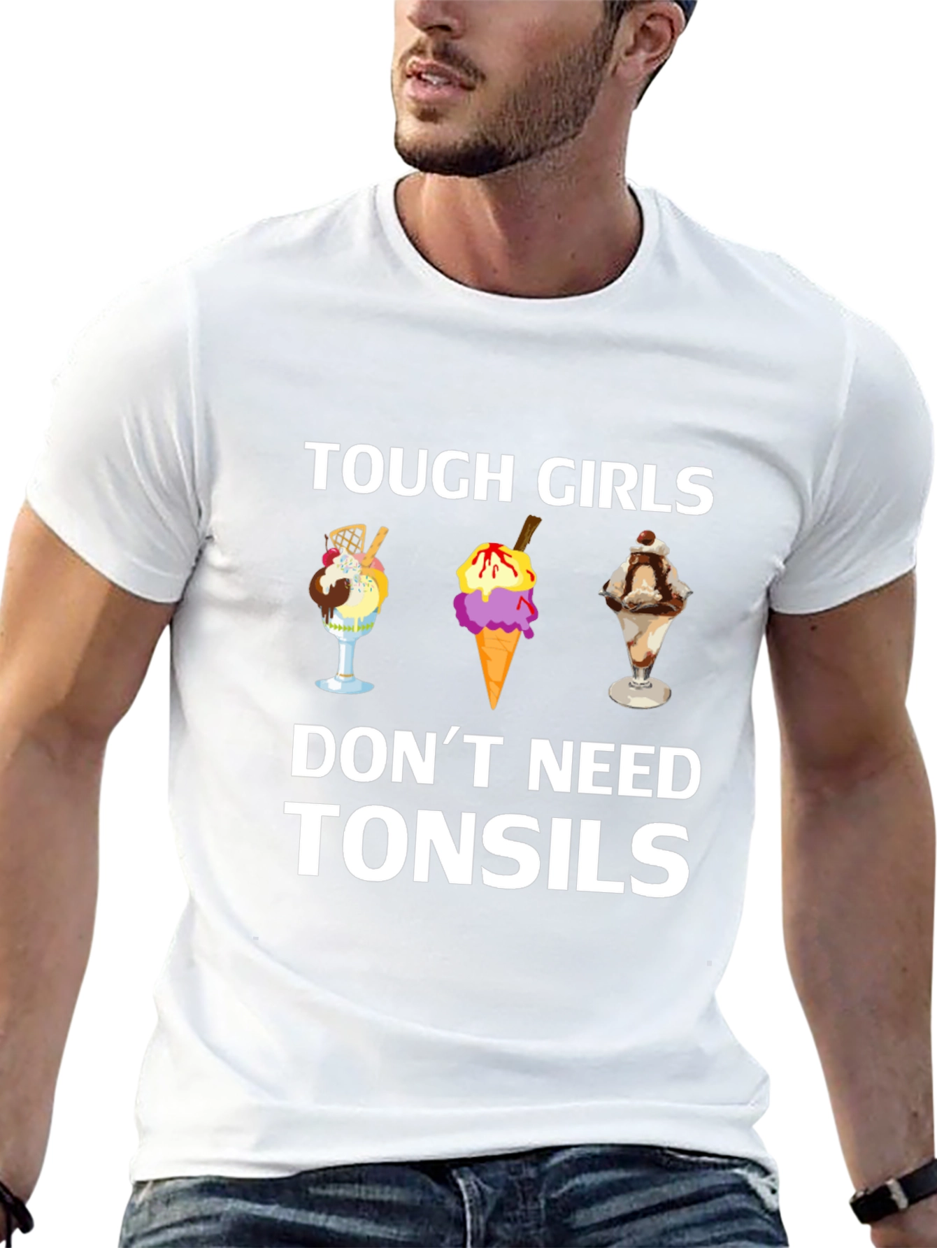 Tough Girls Dont Need Tonsils T-Shirt
