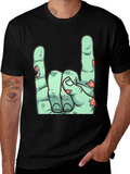 Zombie Hand Rock On T-Shirt