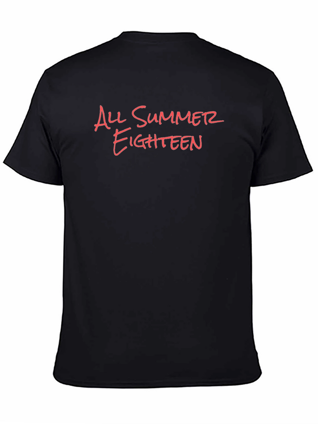 All Summer Eighteen Black Graphic Tee