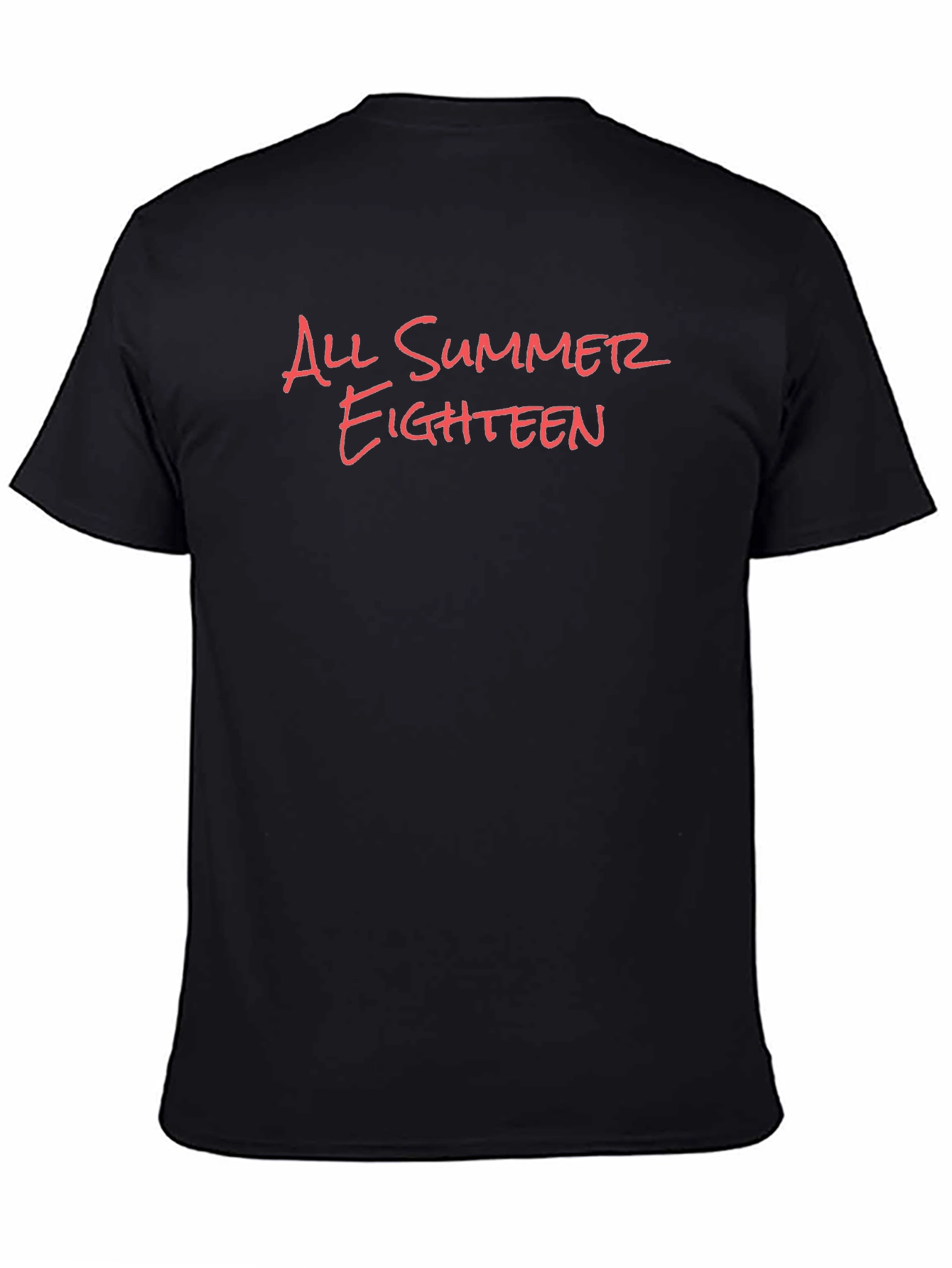 All Summer Eighteen Black Graphic Tee