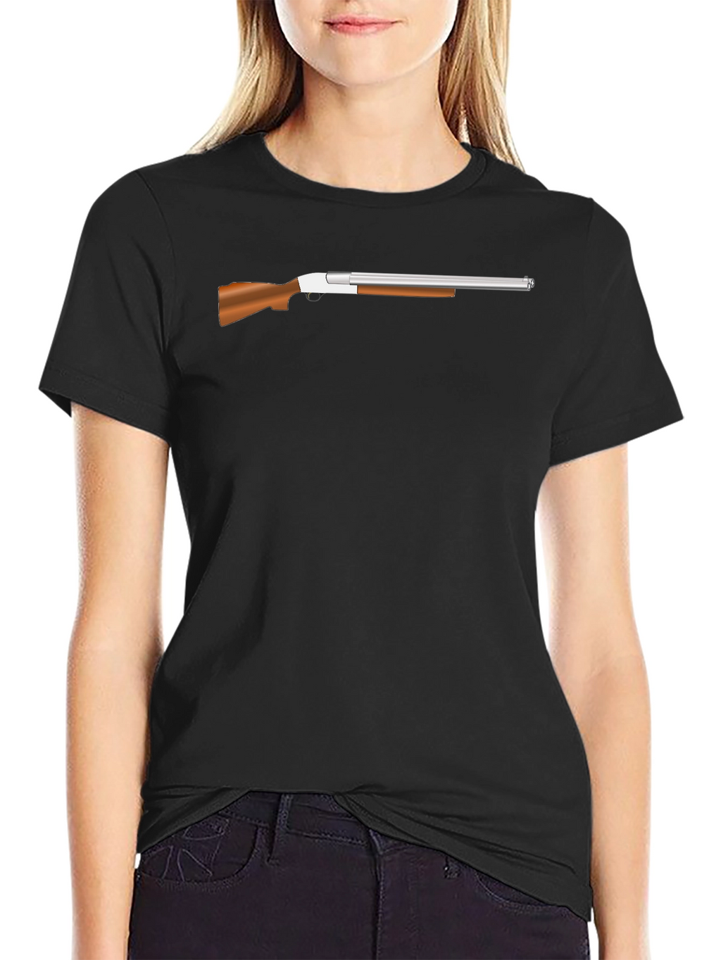 Shotgun Graphic Tee - Stylish Hunting Design