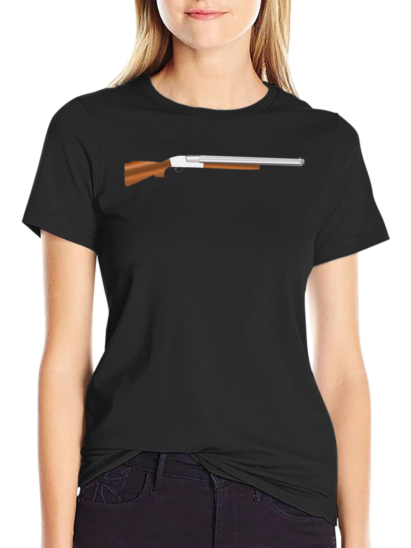 Shotgun Graphic Tee - Stylish Hunting Design