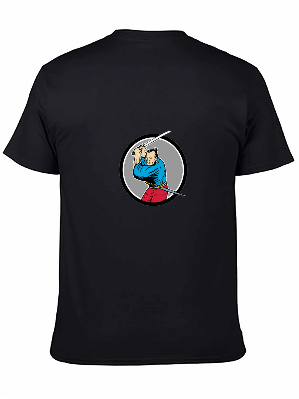 Samurai Graphic Black T-Shirt