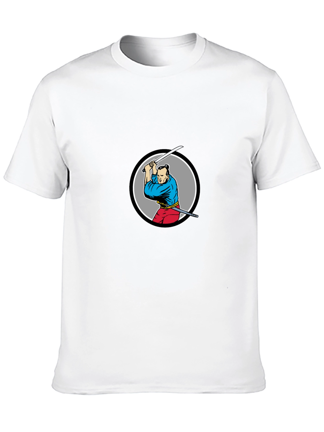 Samurai Graphic Black T-Shirt