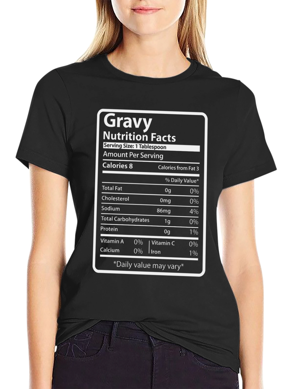 Gravy Nutrition Facts Novelty T-Shirt