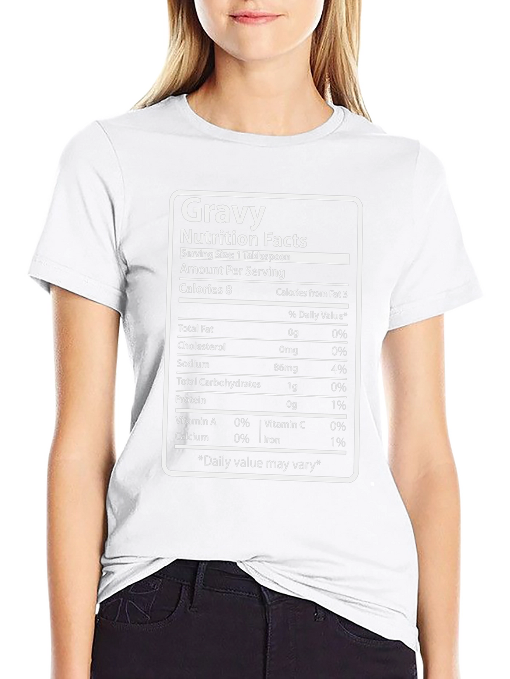 Gravy Nutrition Facts Novelty T-Shirt