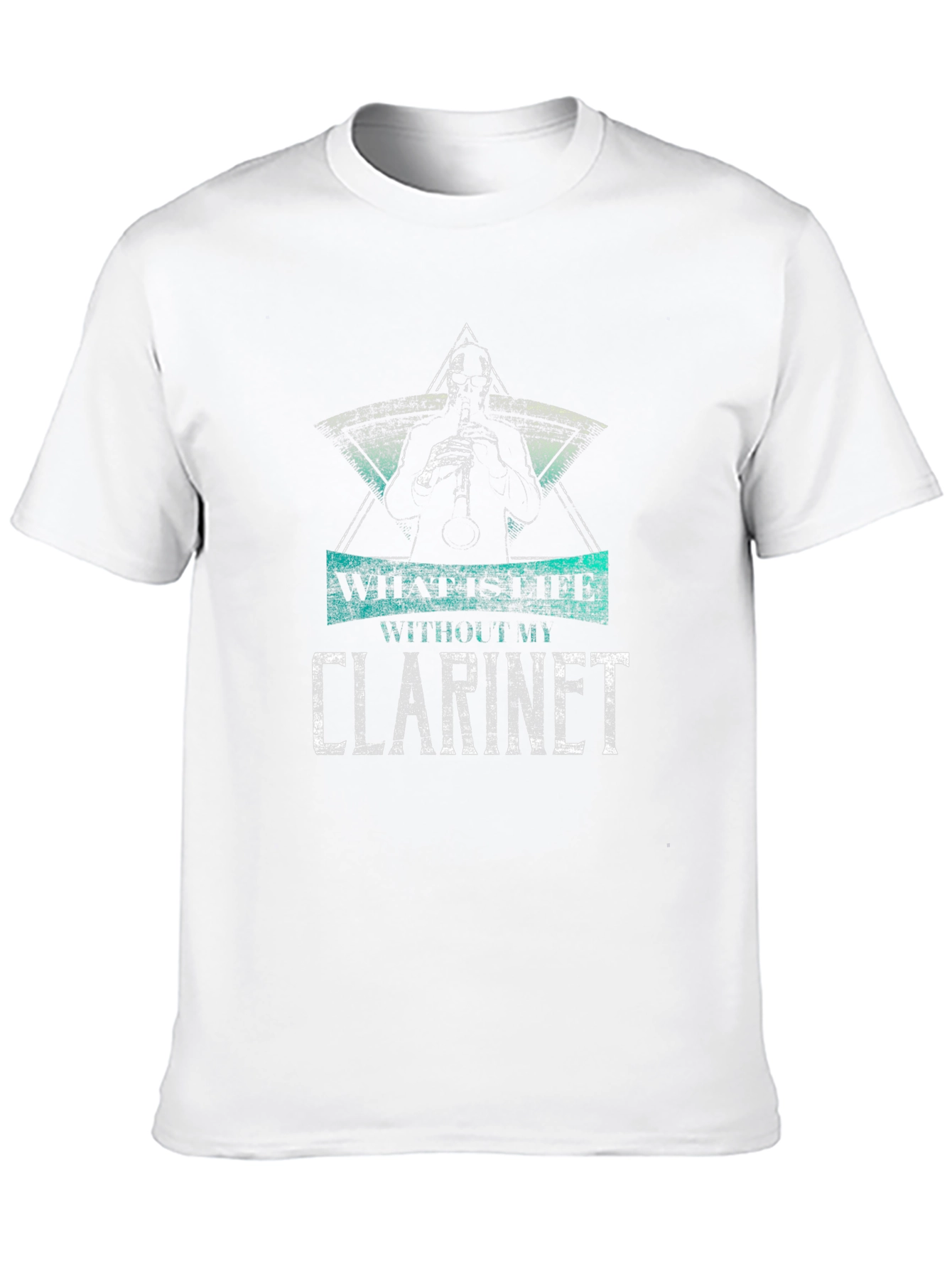 Clarinet Player Graphic T-Shirt - Musician Tee