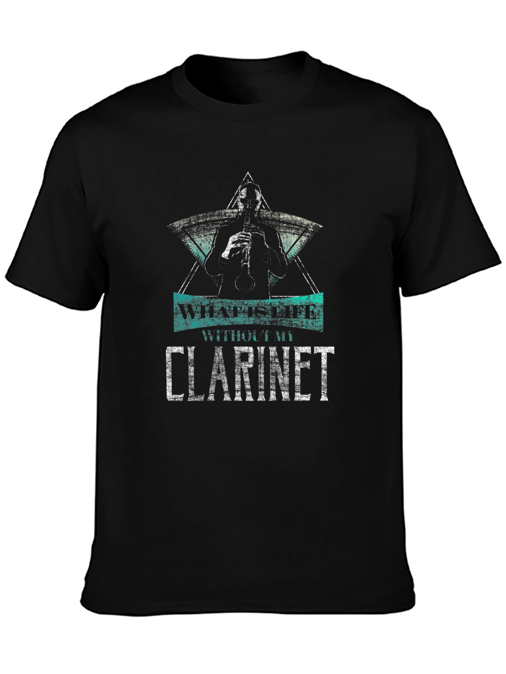 Clarinet Player Graphic T-Shirt - Musician Tee