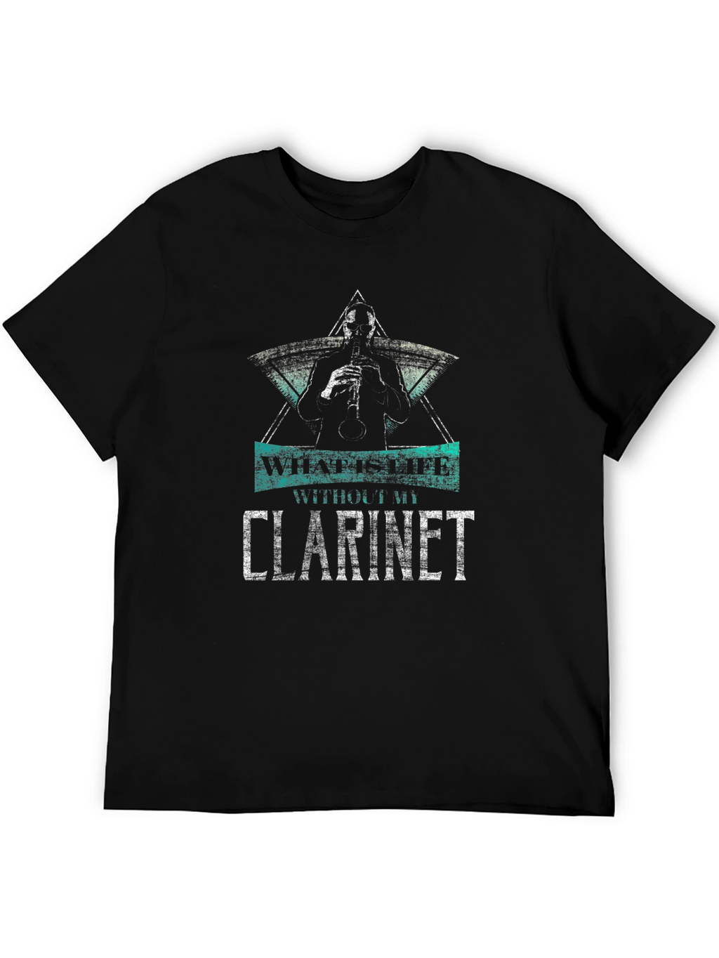 Clarinet Player Graphic T-Shirt - Musician Tee
