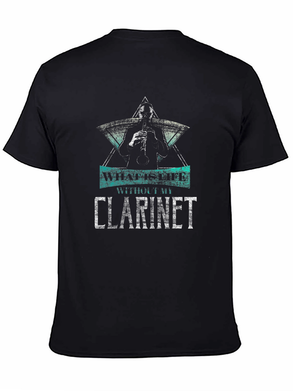 Clarinet Player Graphic T-Shirt - Musician Tee