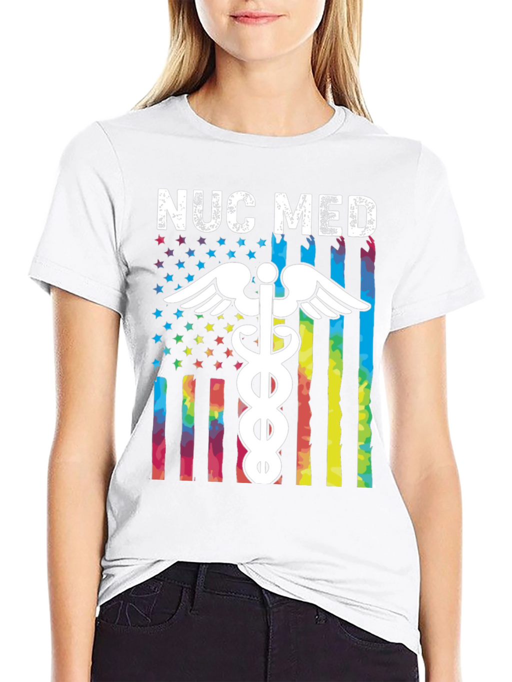 NUC MED Rainbow Flag T-Shirt