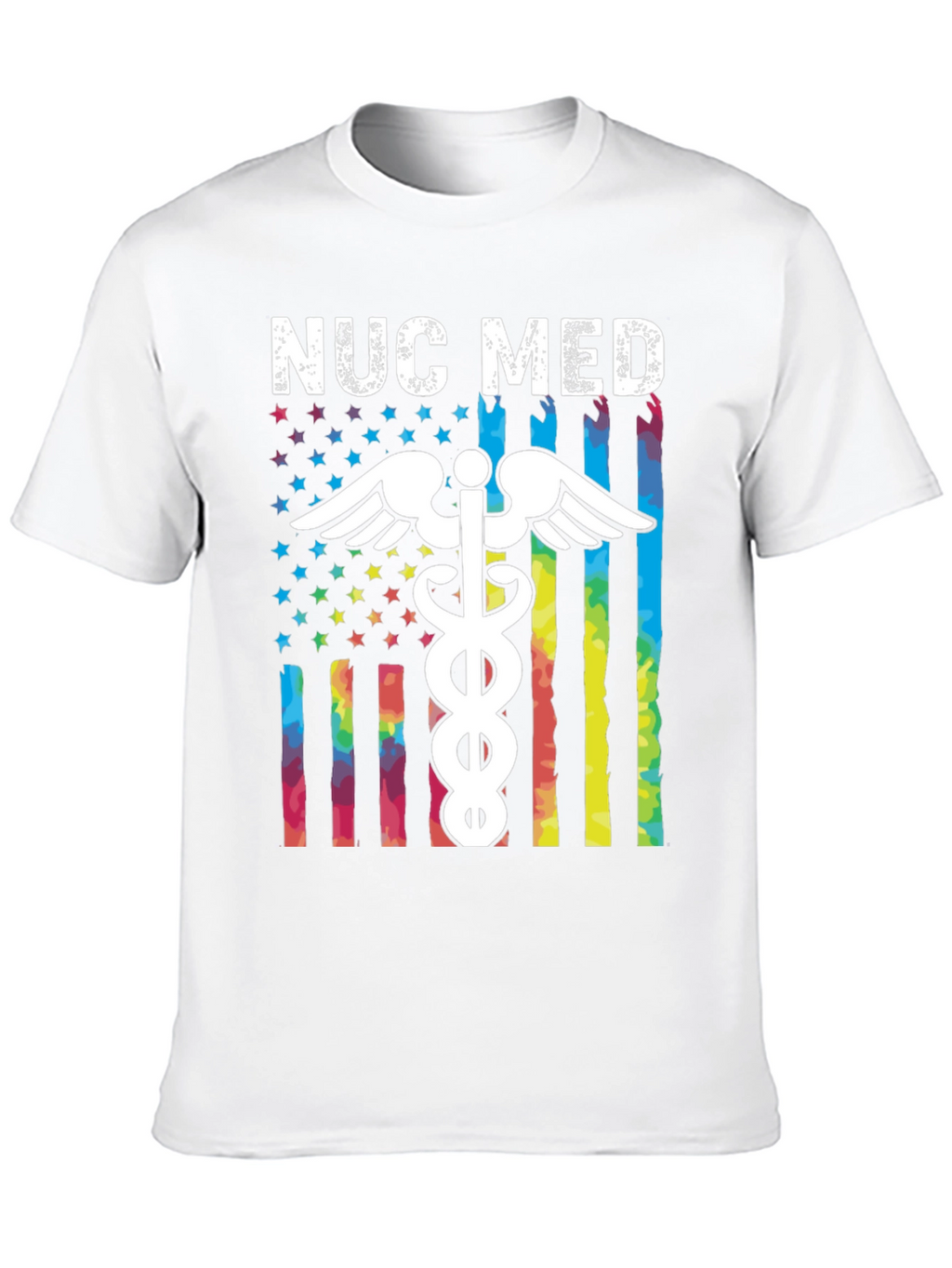 NUC MED Rainbow Flag T-Shirt