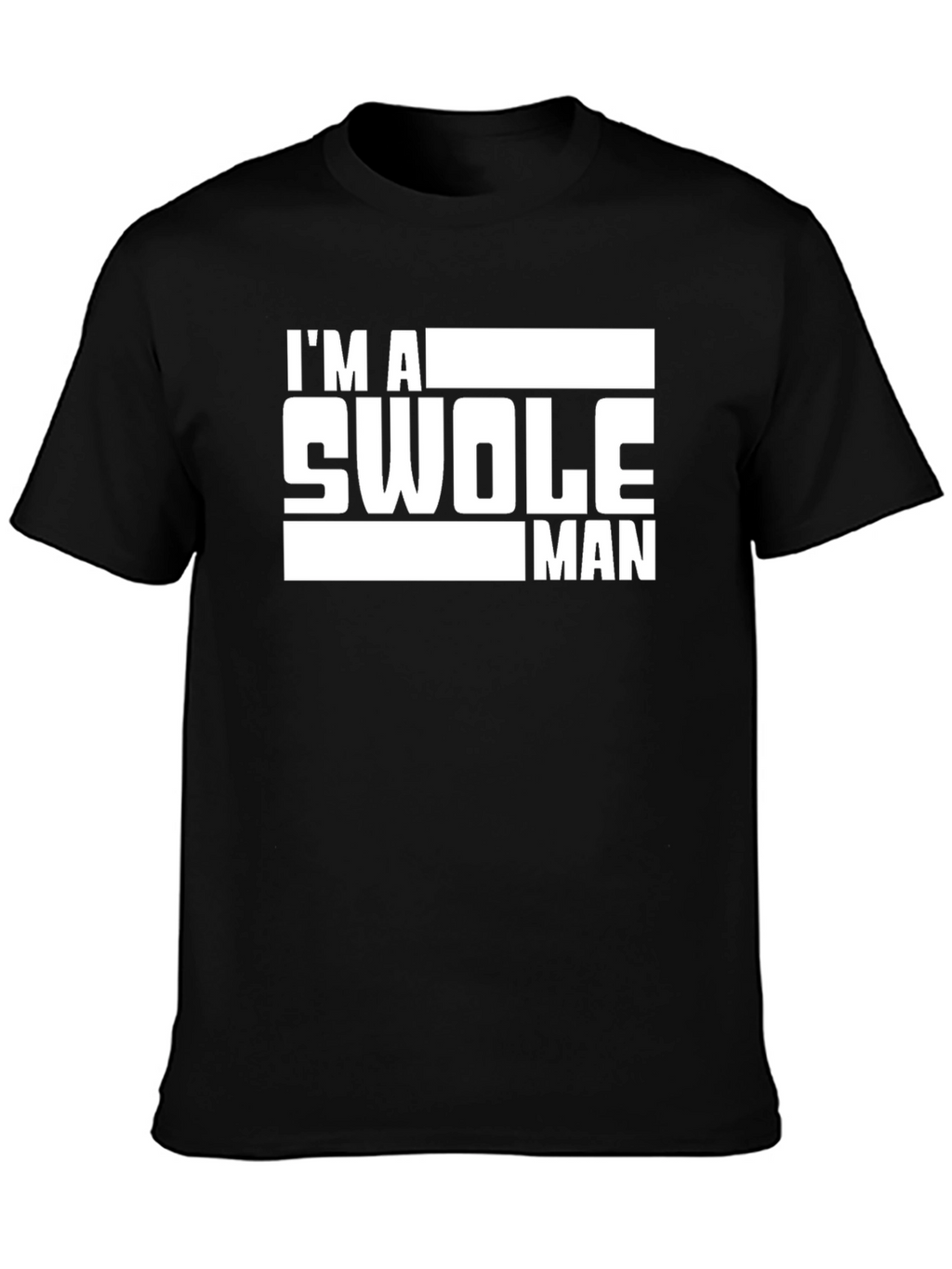 Im A Swole Man Graphic Tee - Black