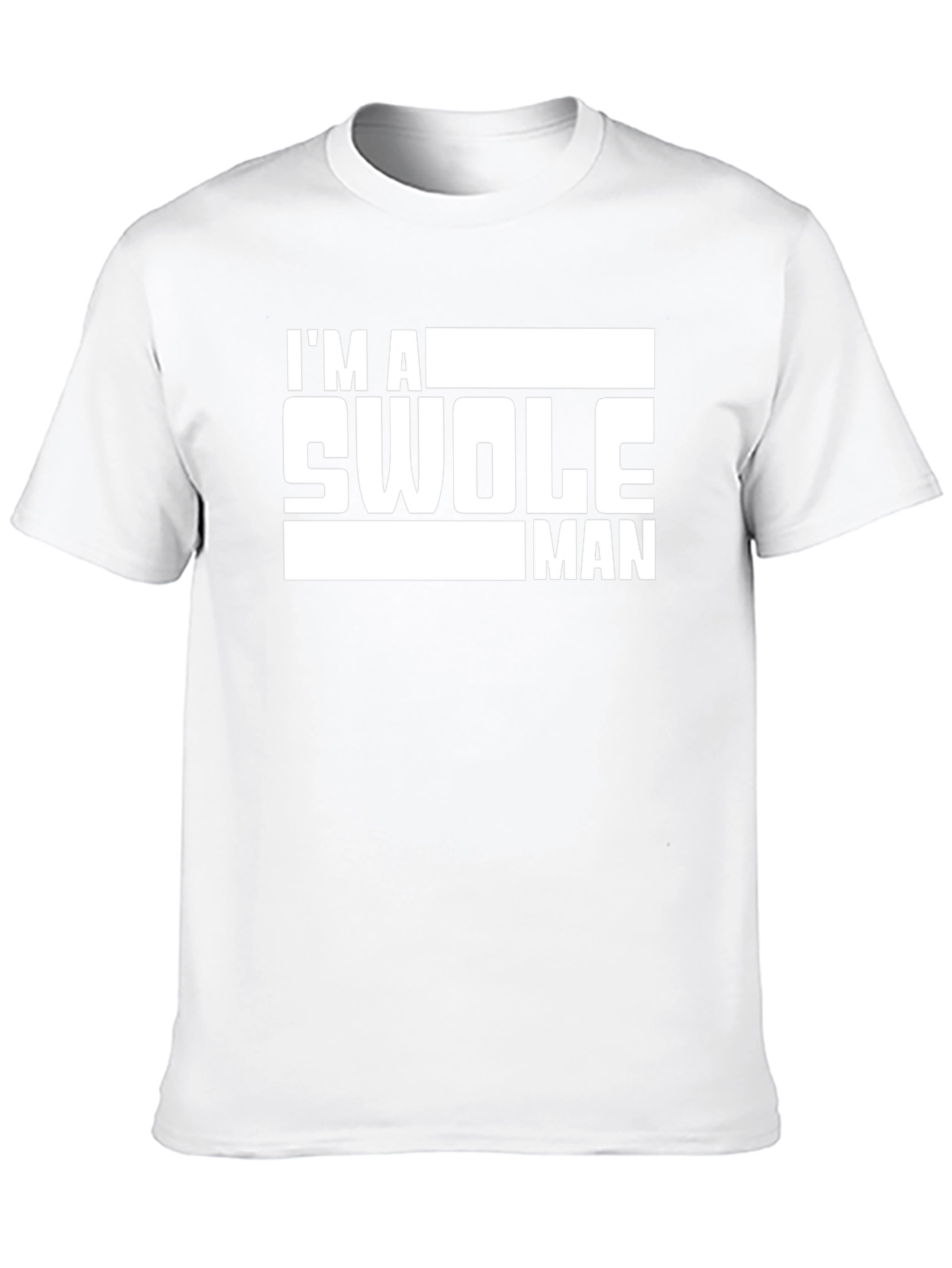 Im A Swole Man Graphic Tee - Black