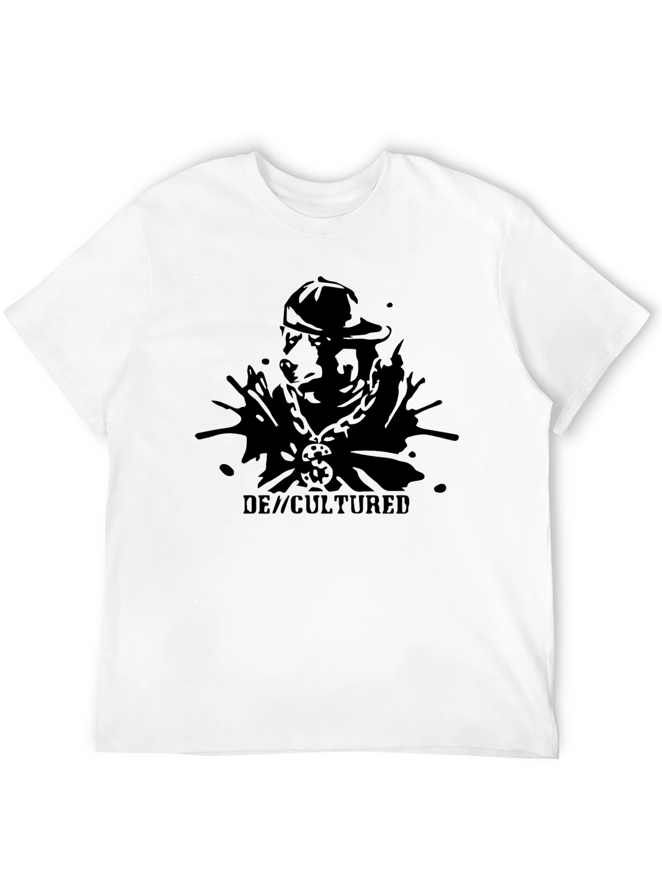 De//Cultured Graphic Print Crew Neck T-Shirt