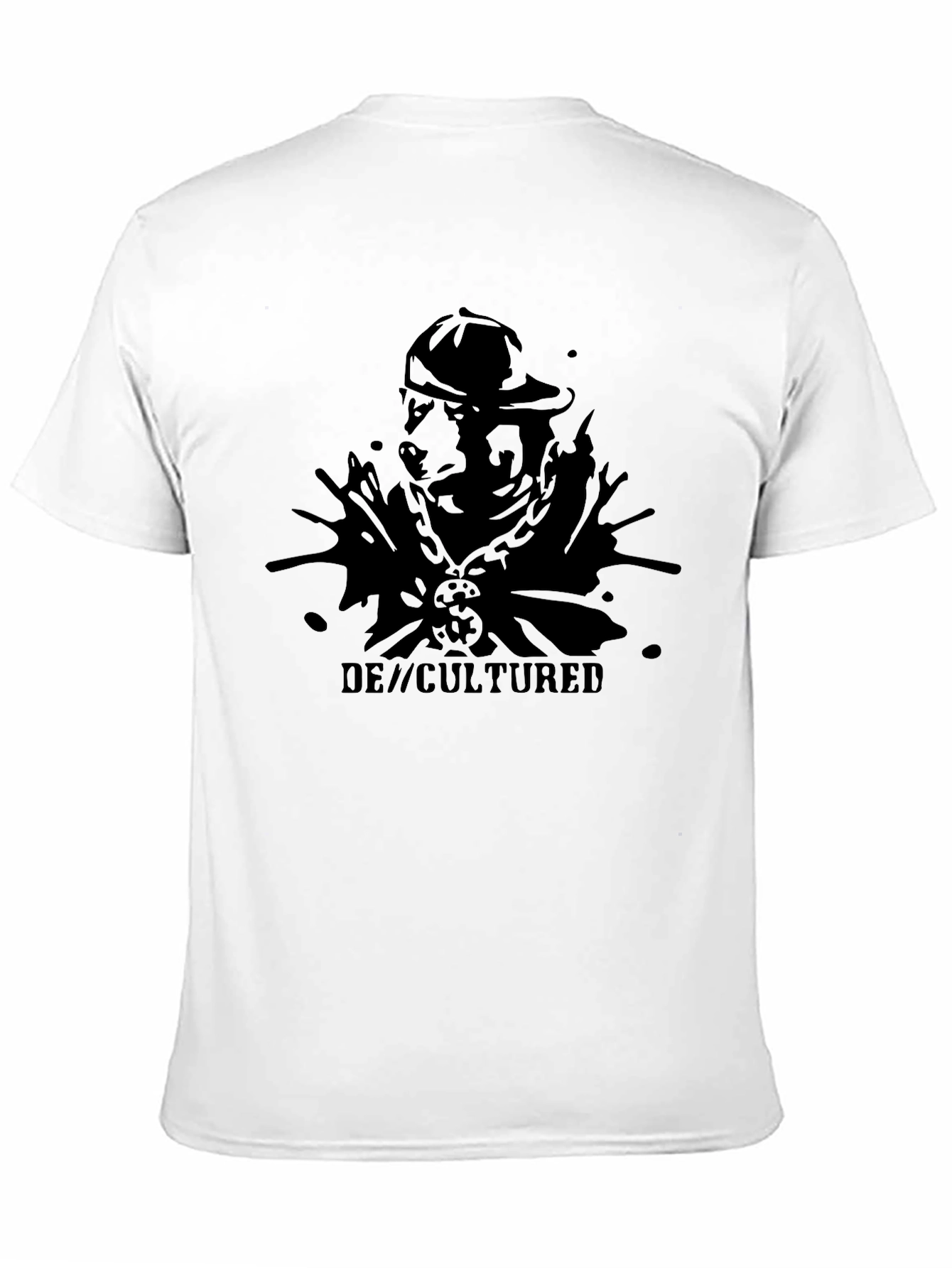 De//Cultured Graphic Print Crew Neck T-Shirt