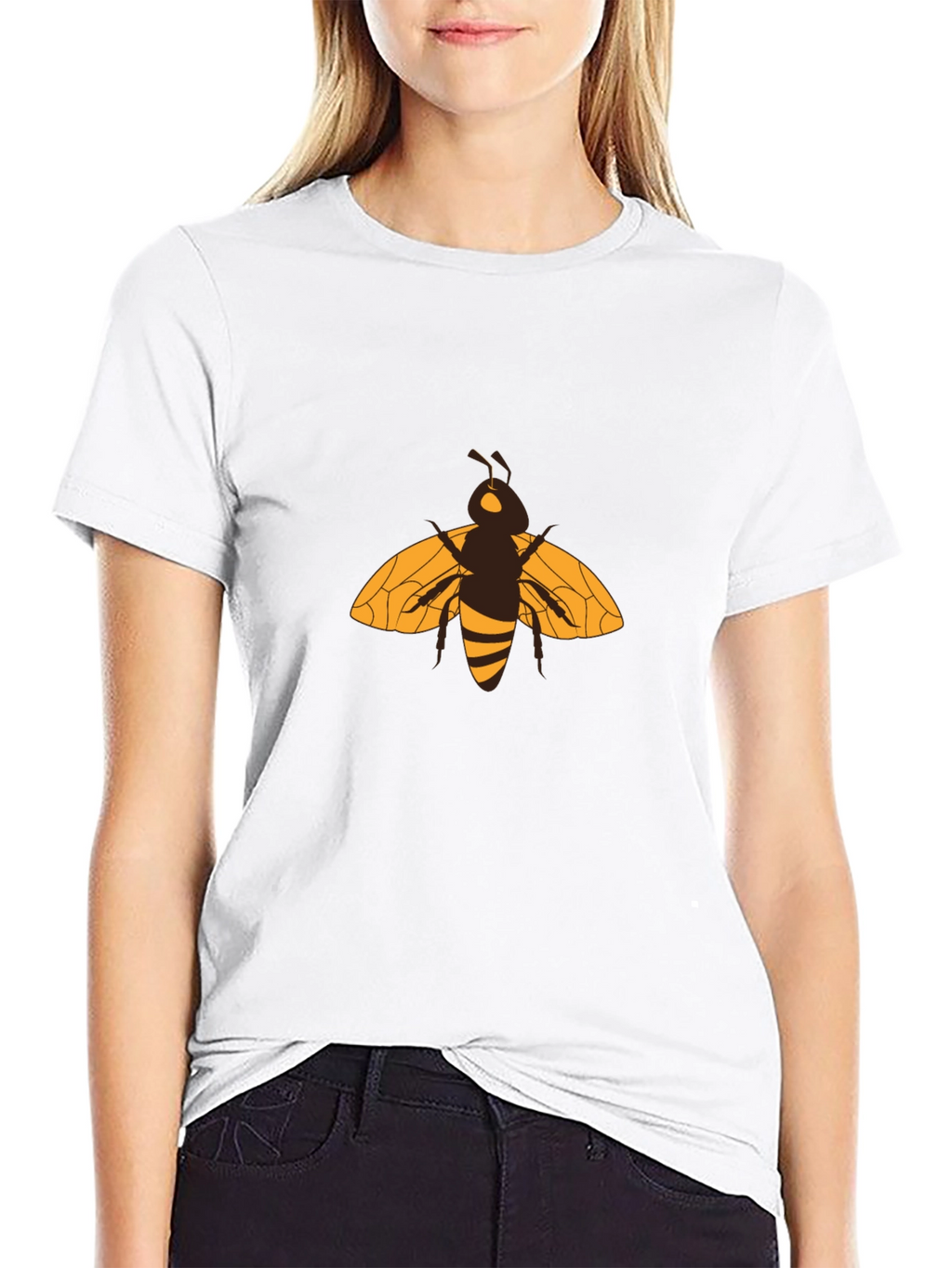 Bee Graphic Black T-Shirt