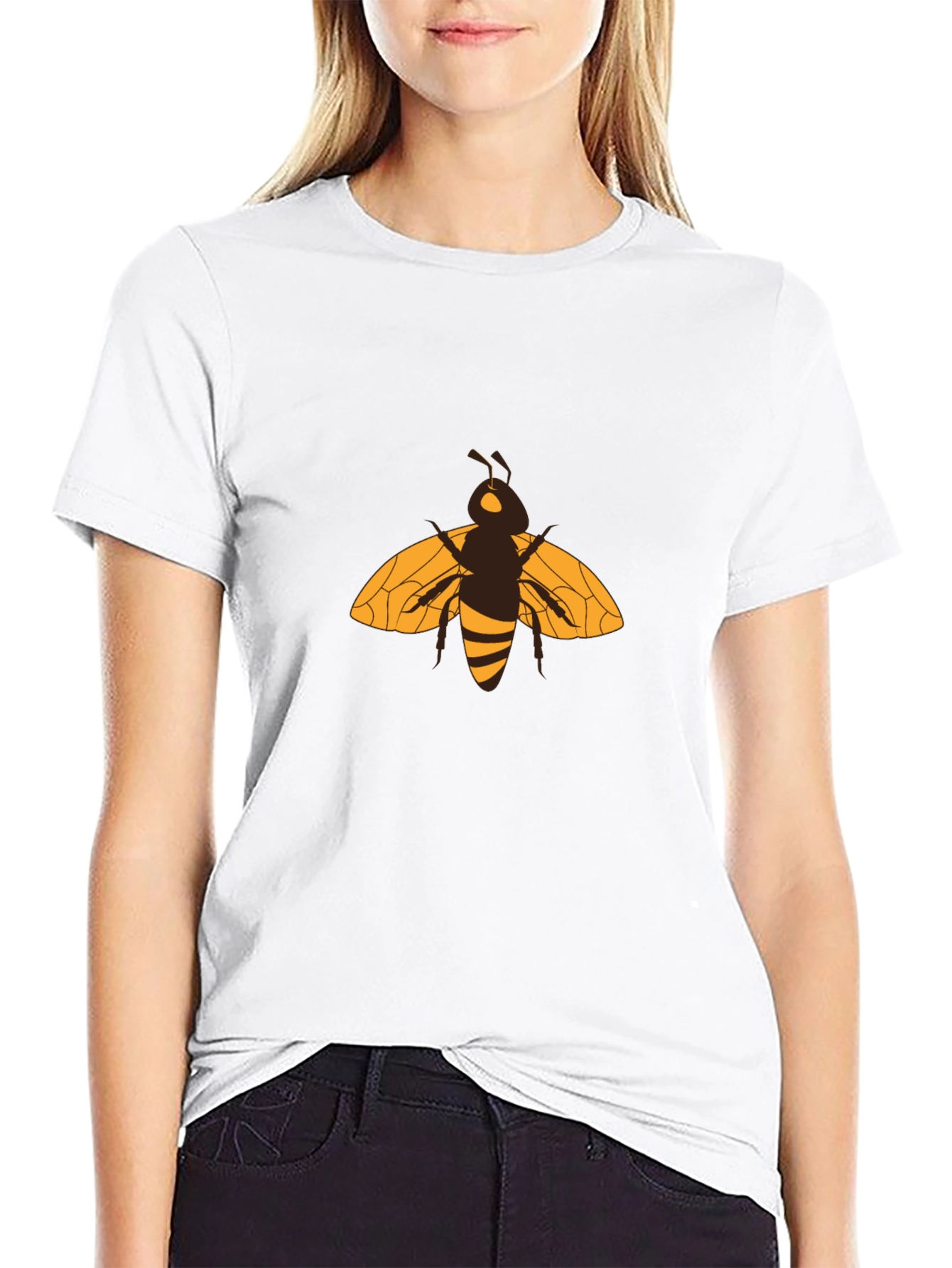 Bee Graphic Black T-Shirt