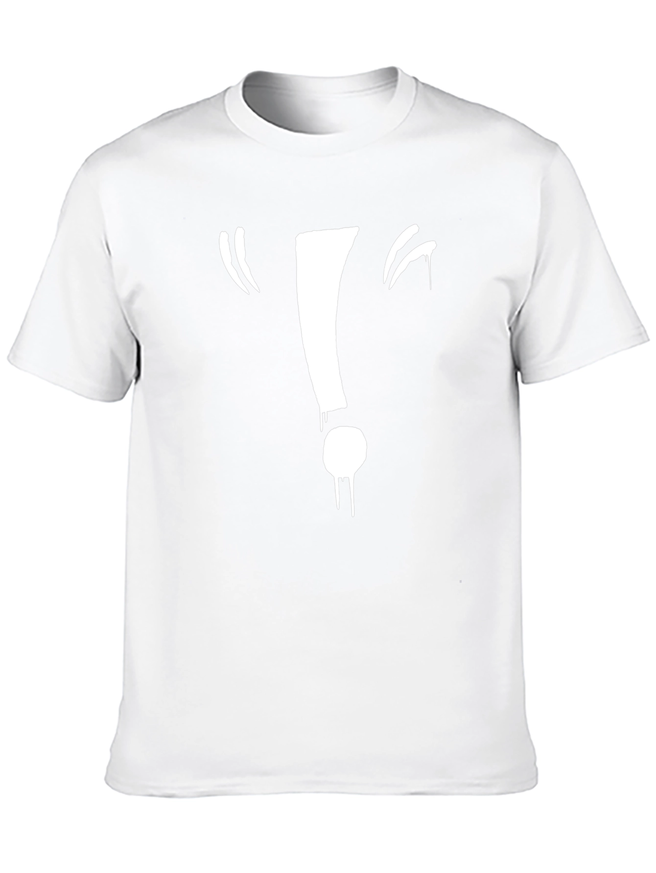 Exclamation Point Graphic Black Tee