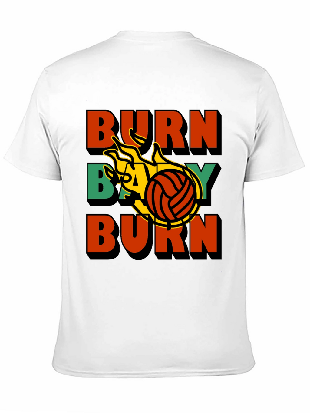 Burn Baby Burn Volleyball Graphic Tee