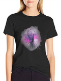 Saxophone Music Graphic Print T-Shirt