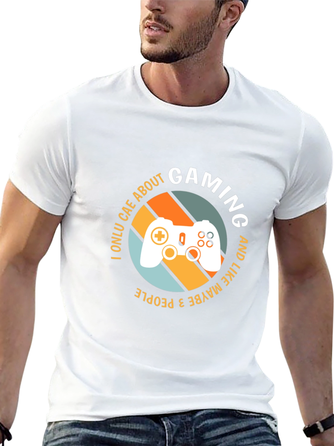 Gaming T-Shirt - I Only Care About Gaming
